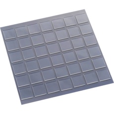 【GT01-22016】EXSEAL 耐震ゲル 転倒防止シート ゲルタック お徳用 30×30×2mm(角型)