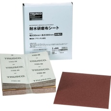 【TTKS-60】TRUSCO 耐水研磨布シート #60 230X280mm(50枚入り)