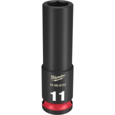 【49-66-6153】milwaukee SHOCKWAVE IMPACT DUTY ディープインパクトソケット 3/8インチ(9.5mm)角 11mm