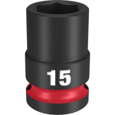 【49-66-6247】milwaukee SHOCKWAVE IMPACT DUTY インパクトソケット 1/2インチ(12.7mm)角 15mm