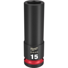【49-66-6276】milwaukee SHOCKWAVE IMPACT DUTY ディープインパクトソケット 1/2インチ(12.7mm)角 15mm