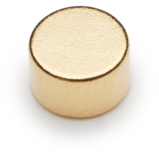 【1002500045035】MAGEVER ネオジム磁石 丸型 Φ2.5×4 金メッキ (10個入)