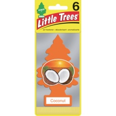 【LT654】リトルツリーズ LT エアーフレッシュナー 6P - Coconut(ココナッツ)