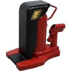 【E-100】イーグル レバー回転・安全弁付爪つきジャッキ 爪能力5t