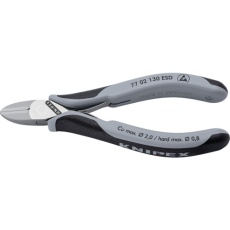 【7702-130ESD】KNIPEX 精密用ニッパー 静電気対策タイプ 130mm