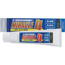 【MIRACLE4-PPBK135】多用途弾性防水接着剤 Miracle4-PP ブラック 135ml