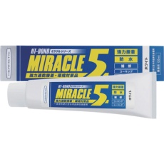 【MIRACLE5W135】多用途弾性防水接着剤 Miracle5 ホワイト 135ml