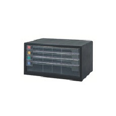 【A3-44-D】書類ケース アバンテV2A3レターケース 浅3段深1 黒