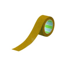 【374-45】ユニット すべり止めテープ(黄) アルミ 50mm幅×5m巻