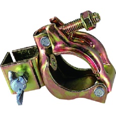 【386-63】ユニット 立看板固定金具 鉄 寸法:48.6mmФ用クランプ