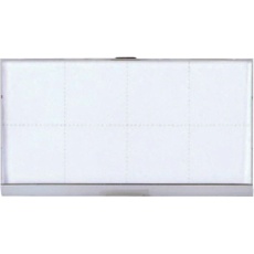 【850-50】ユニット U型名札(中紙入)ワニピン付 5個1組・アクリル・25X50
