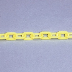 【871-18】ユニット プラスチックチェーン 黄・蛍光色 1.5m