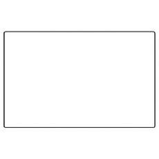 【887-750】ユニット #サインタワー用角表示 白無地 透明PET樹脂 207×356