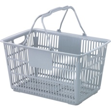【U-31-LG】太幸 ショッピングバスケット U31 ライトグレー 31L