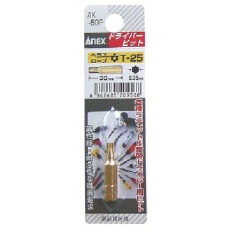 【AK-50P-T25-30】アネックス ヘクスローブショートビット1本組 T25×30