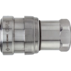 【ZEL-6S SUS NBR】日東 ゼロスピルカプラ ステンレス製 ニトリルゴムNBR(SG)相手側取付サイズR3/4(42853)