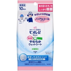 【313195】Kao ビオレu除菌やわらかウエットシートノンアルコール10枚