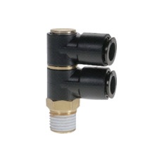 【8R-02S2】チヨダ チューブ継手 フジ ダブルバンジョー(樹脂) 8mm R1/4