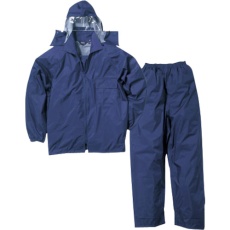 【3270-55-L】カジメイク セレクトレインスーツ ネイビー L