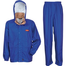 【7200-45-L】カジメイク エントラントレインスーツ ブルー L
