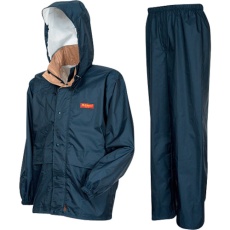 【7200-55-L】カジメイク エントラントレインスーツ ネイビー L