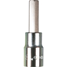 【83SB-5】EIGHT 六角ソケットビット 標準寸法(差込角9.5mm) 5mm 単品