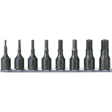 【RS3012M/8-L52】Ko-ken ヘックスビットソケットセット 差込角9.5mm