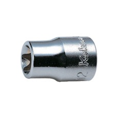 【3425-E6】Ko-ken トルクスソケット 差込角9.5mm 対辺E6