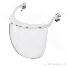 【YF-301】YAMAMOTO 防災面ヘルメット取付タイプ レンズ色クリア