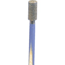 【D-100AB】ヤナセ 電着ダイヤモンドバー・円筒型 ダイヤ 10x19x6