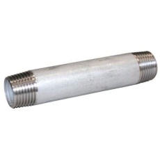 【10X100 SUS-RNIL】TBC ステンレス 両長ニップル 3/8X100mm