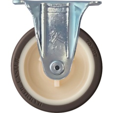【420GRP-UR75】ハンマー 固定式ウレタン車輪(ナイロンホイール)75mm