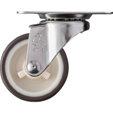 【320E-UR50】ハンマー Eシリーズオールステンレス 旋回式ウレタン車輪(ナイロンホイール)50mm