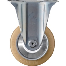 【400SR-URB100】ハンマー 固定式ウレタン車輪(ローラーベアリング)100mm
