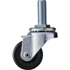 【420SA-RD50】ハンマー ねじ込み旋回式ゴム車輪 50mm