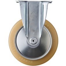 【420SRP-URB150】ハンマー 固定式ウレタン車輪(スチール・ローラーベアリング)150mm