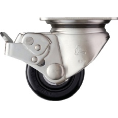 【545S0S-NRB65】ハンマー オールステンレス低床重荷重用旋回式ナイロン車輪(ボールベアリング)65mm SP付