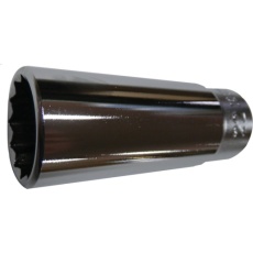 【419L】HIT 1/2インチ角 ディープソケット (12角) 19mm
