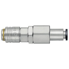 【MS-20SC-8 BRASS NBR】日東 スモールカプラ(チューブ取付用) 適合チューブ外径8mm(51364)