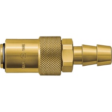 【K-02TSH BRASS NBR】日東 金型カプラ(ホース取付用) K02TSH 相手側ホースサイズ(インチ)1/4(81834)