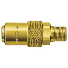 【K-03TSM BRASS NBR】日東 金型カプラ(めねじ取付用) K03TSM 相手側取付サイズRc3/8(81348)