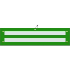 【139019】緑十字 交通腕章(ビニール製) 反射タイプ 腕章-19 90×375mm 軟質エンビ
