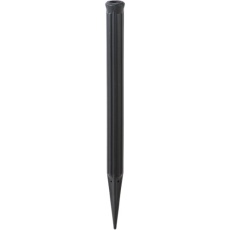 【255114】緑十字 のぼり旗用スタンド(打ち込みタイプ) ノボリ用ポール台P型 全長560mm ポリエチレン製