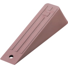 【342022】緑十字 差し込み式ドアストッパー ブラウン ドアストッパー130-(2) H30×W40×D130mm ゴム製
