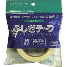 【MC30W-100】仁礼 ふしぎテープ白スペアー30MMX100M