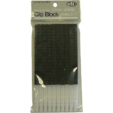 【NT45CB-200B】仁礼 しめしめ45結束機用スペアクリップ黒 (200個入)