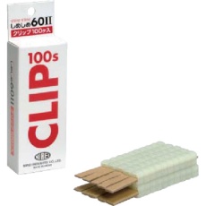 【602CB100N】仁礼 しめしめ60 2スペアクリップ白 (100個入)