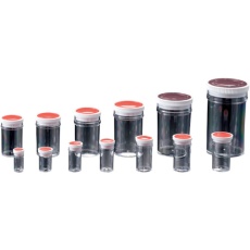 【02187C】サンプラ スチロール容器A型(押蓋式) 10ml (100個入)