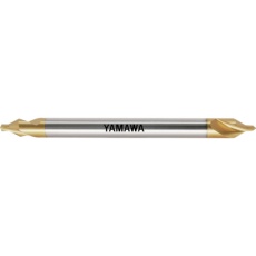 【CE-SL-V-L-150-1.5X5】ヤマワ ロングシャンクコーティング強ねじれ溝A形60° センタ穴ドリル CE-SL V L150 1.5X60°X5
