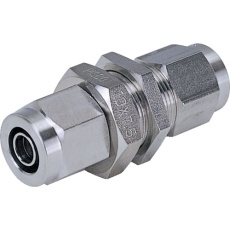 【NSM0640】PISCO SUS316締付継手 隔壁ユニオン